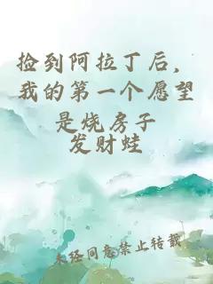 撿到阿拉丁后，我的第一個愿望是燒房子