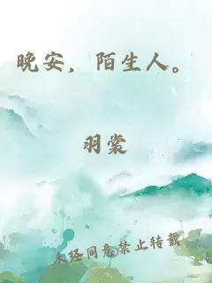 晚安，陌生人。