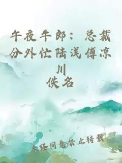 午夜牛郎：總裁分外忙陸淺傅涼川