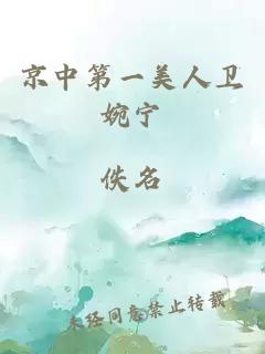 京中第一美人衛(wèi)婉寧